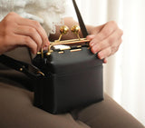 MINI KISSLOCK BAG - NAPPA DORI