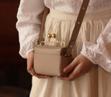 MINI KISSLOCK BAG - NAPPA DORI