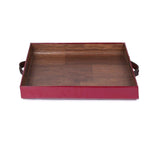 wooden serving