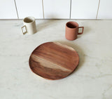 round wooden tray online