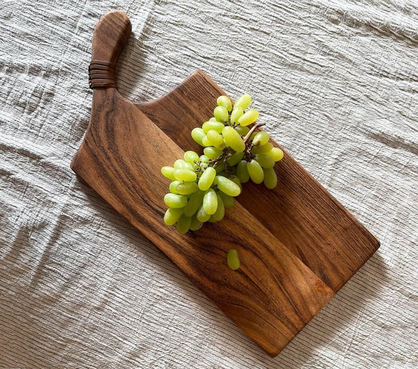 wooden serving board