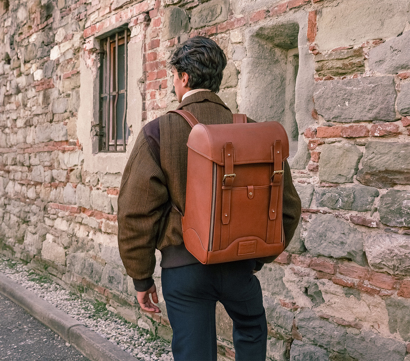 Explorer Backpack – Premium Leather Laptop & Travel Backpack – NAPPA DORI