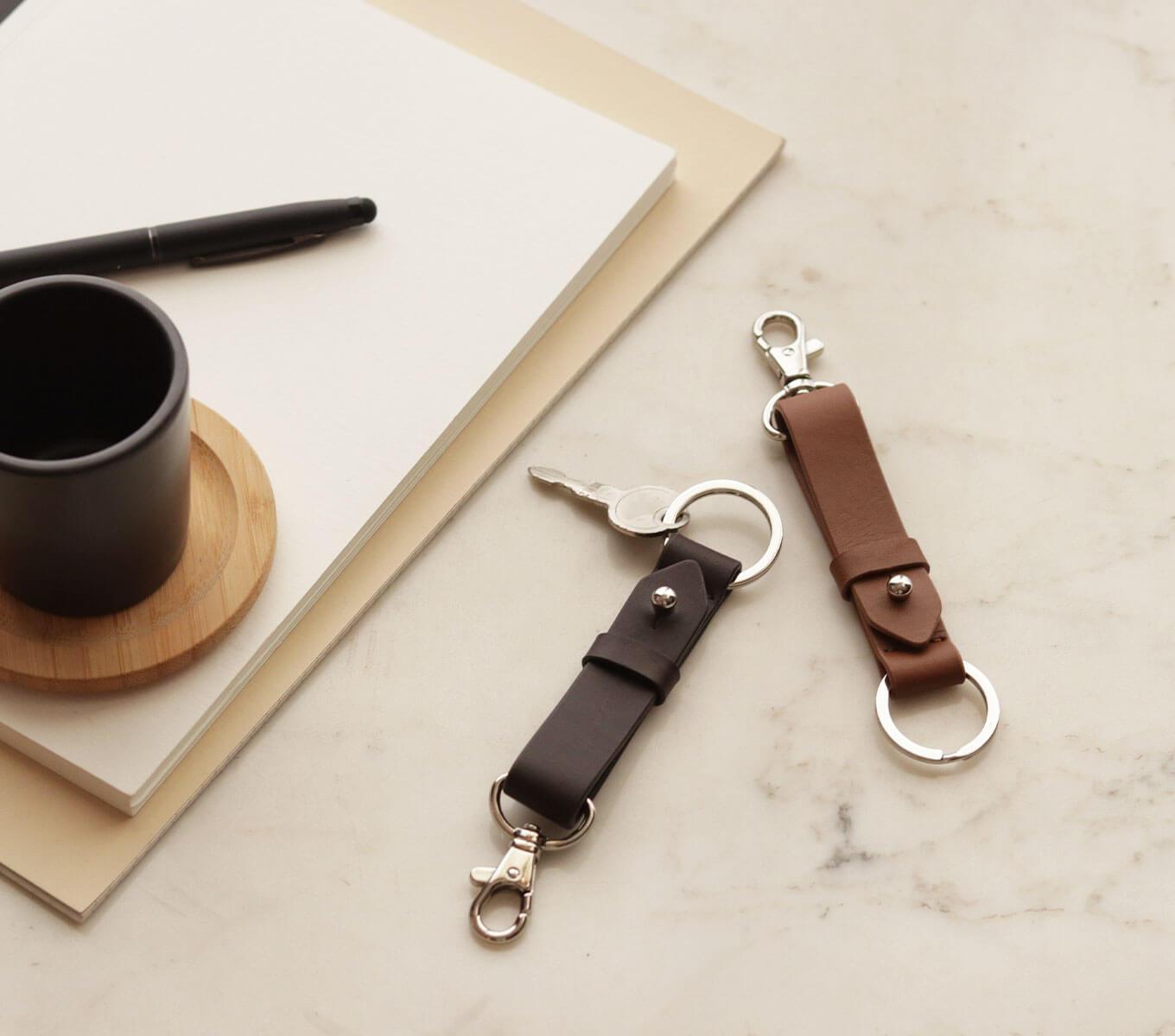 Buy Key Chain 02 Online | Designer Leather Keyring | Small Leather ...