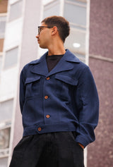 WAFFLE WEAVE JACKET