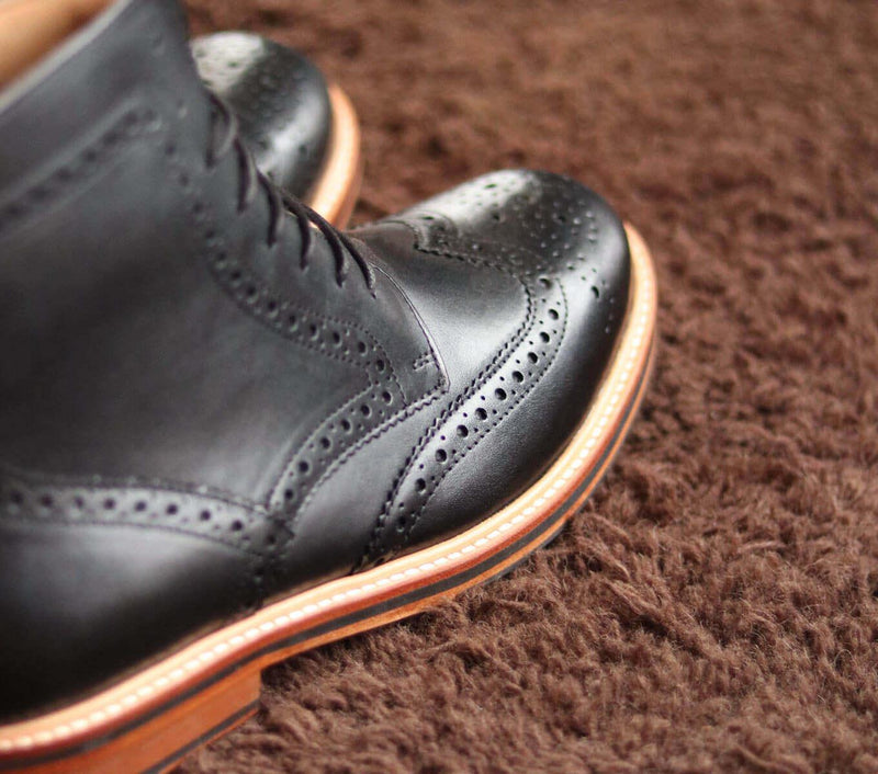 WILLIAM ANKLE BROGUE - NAPPA DORI