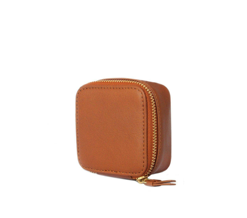 personalised leather pouch