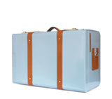 aluminum steamer trunk