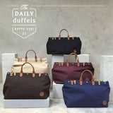 leather duffle bag