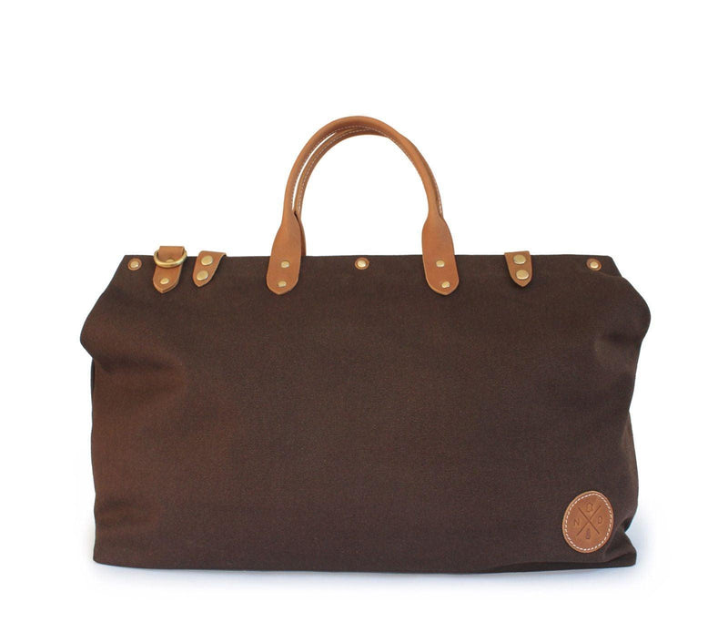 leather duffel