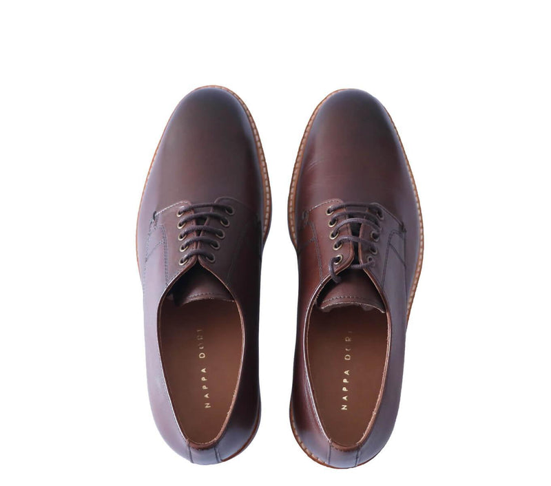 leather derby shoes for men