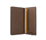 leather passport holder with zipper