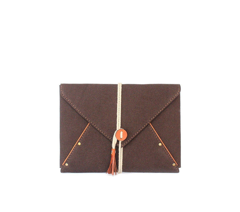 leather envelope bag