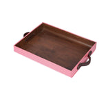 hand carved wood serving tray