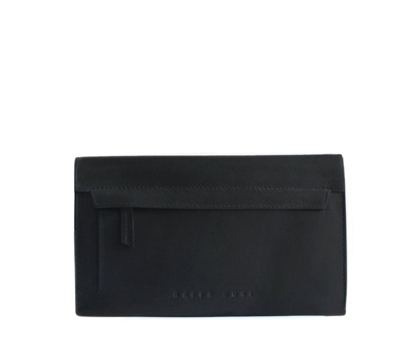 black purse wallet