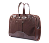designer leather laptop backpack