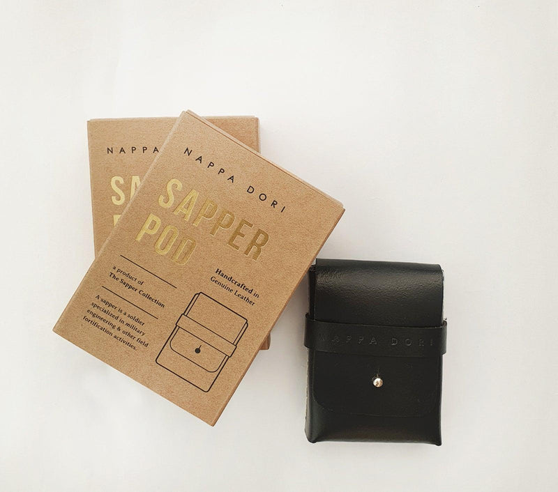personalised leather business card holder