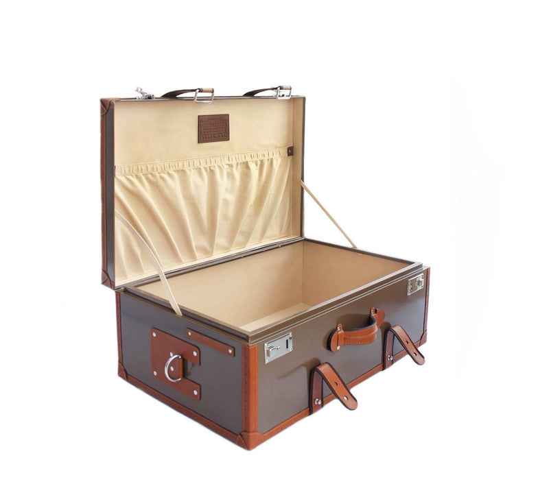 metal luggage trunk