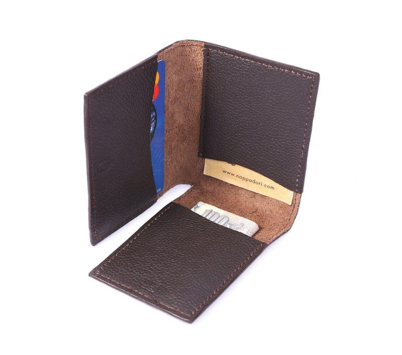 mens leather wallet 3 fold
