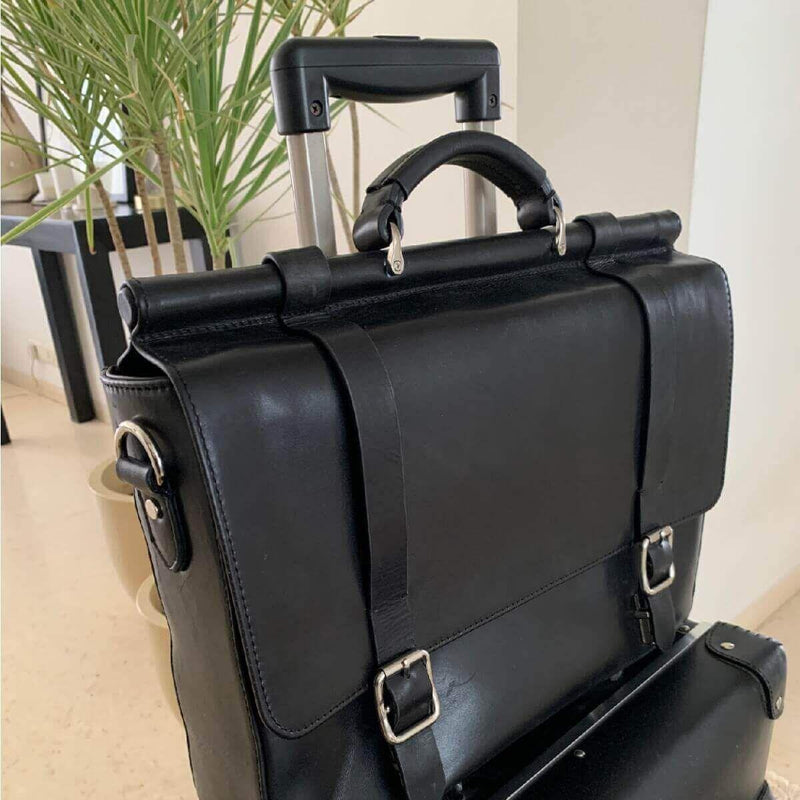 VINTAGE ATTACHE CASE - NAPPA DORI